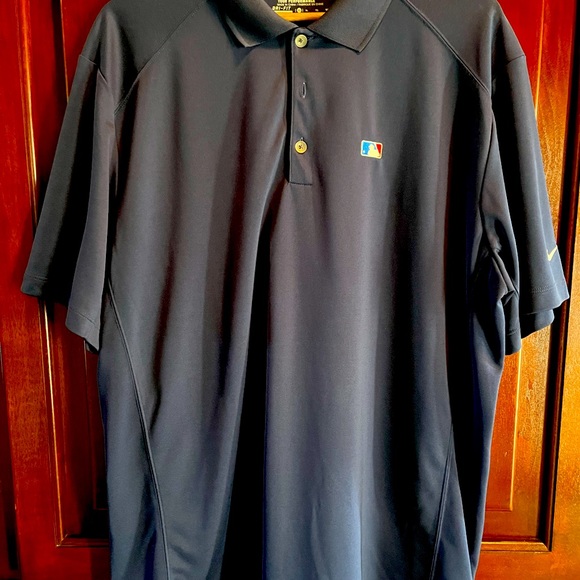 Nike Golf Dri Fit Tour Performance Polo Shirt Men’s XL NBA Navy - Picture 1 of 4